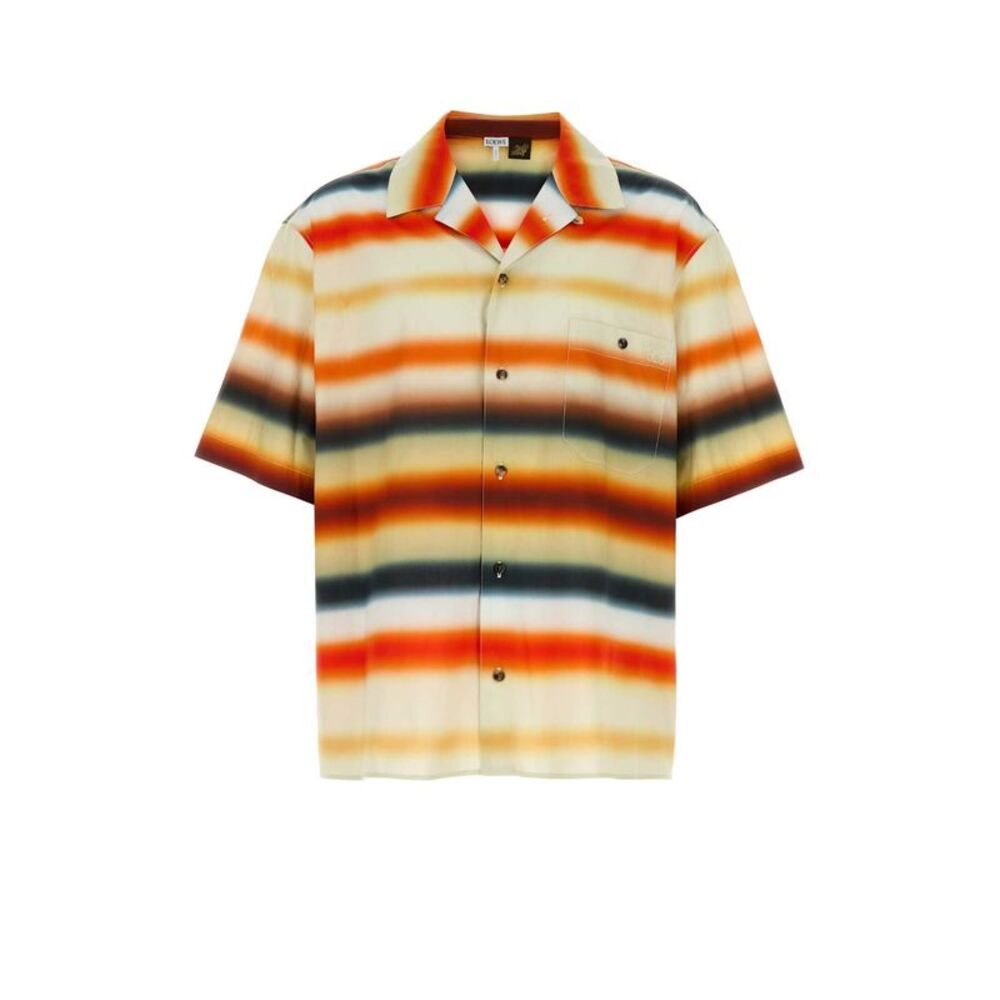 Loewe Paula's Ibiza Men Printed Poplin Paula S Ibiza Shirt